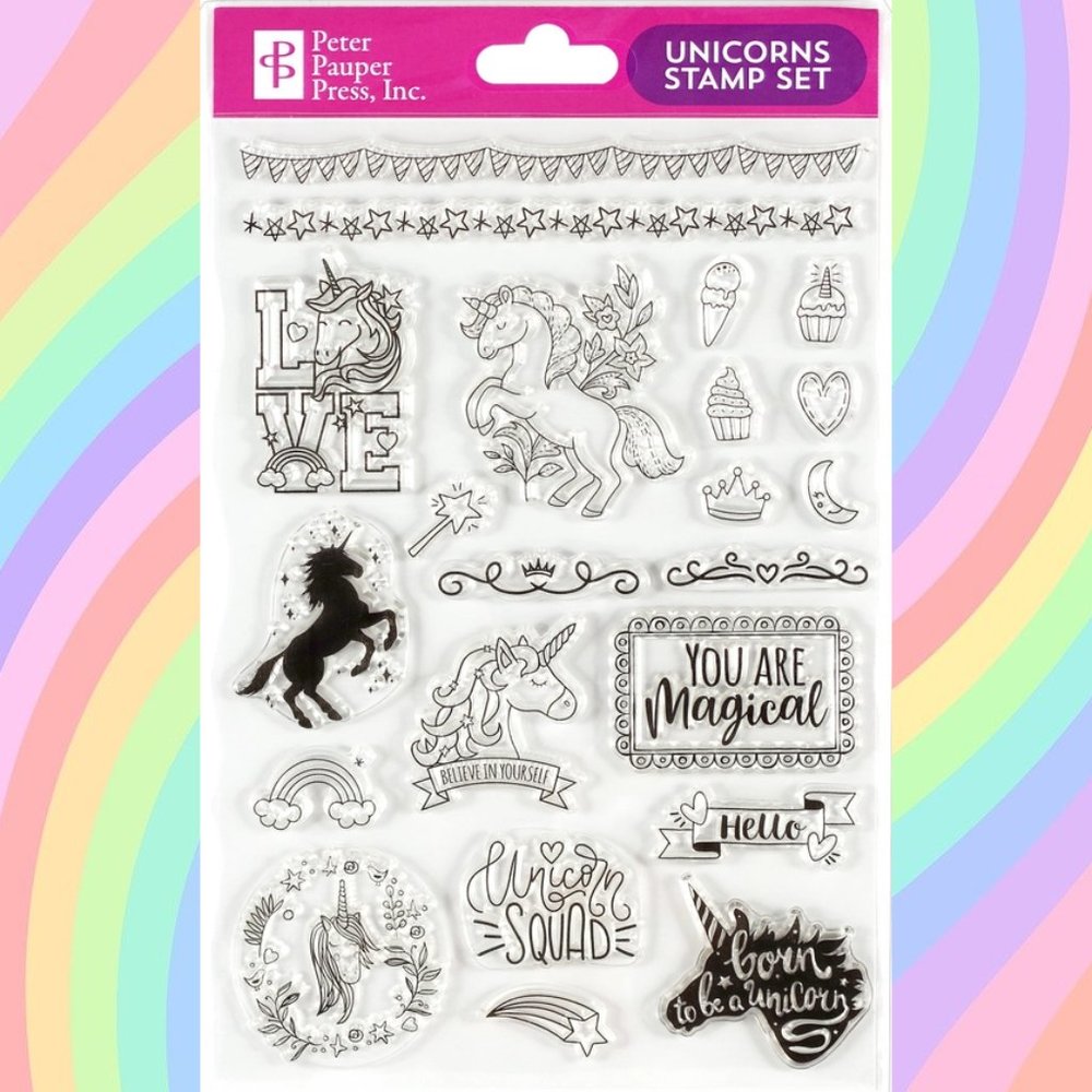 Unicorns Clear Stamp Set